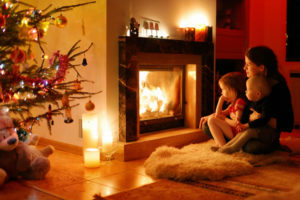 Safe Holiday Fireplace Image - Shreveport LA - New Buck Chimney Services