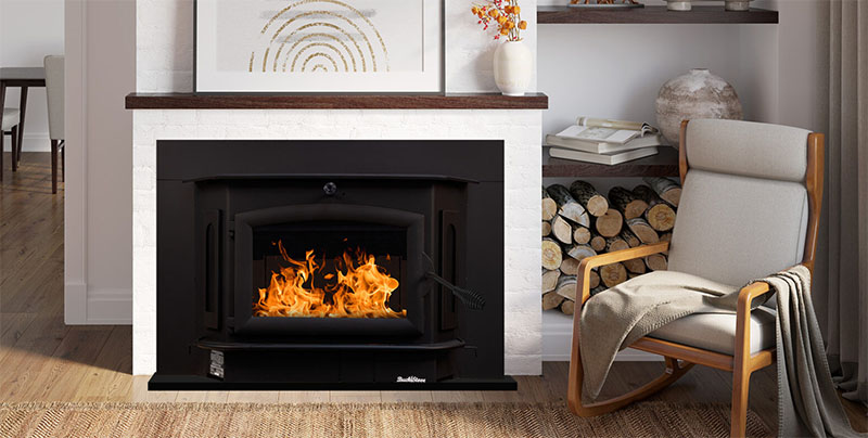New Buck - Stock image of MODEL 91 insert Buck Stove MODEL 91 insert Buck Stove